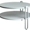 Blixt Utesoffbord 65x42 cm Light Grey