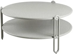 Blixt Utesoffbord 85x39 cm Light Grey