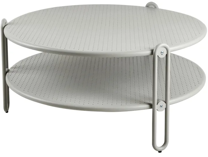 Blixt Utesoffbord 85x39 cm Light Grey