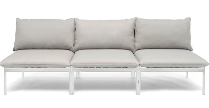 Bolmsö 3-sits Soffa Utan Armstöd Vit