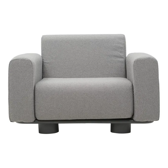 Bolster Fåtölj Antracit/Teddy Grey