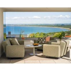 Bolster 2,5-sits Soffa 209x94 cm Antracit/Teddy Verde