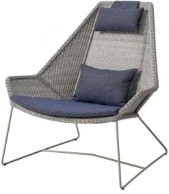 Breeze Högryggad Fåtölj Taupe