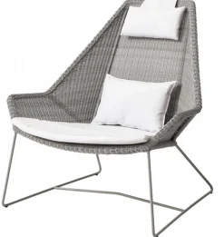 Breeze Högryggad Fåtölj Taupe