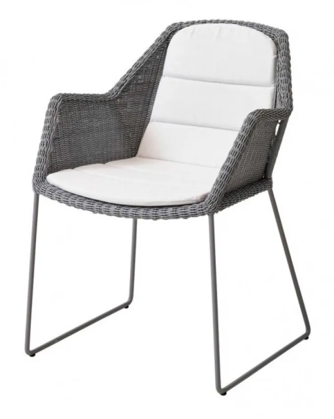 Breeze Karmstol Ljusgrå