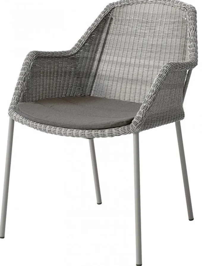 Breeze Stapelbar Karmstol Taupe