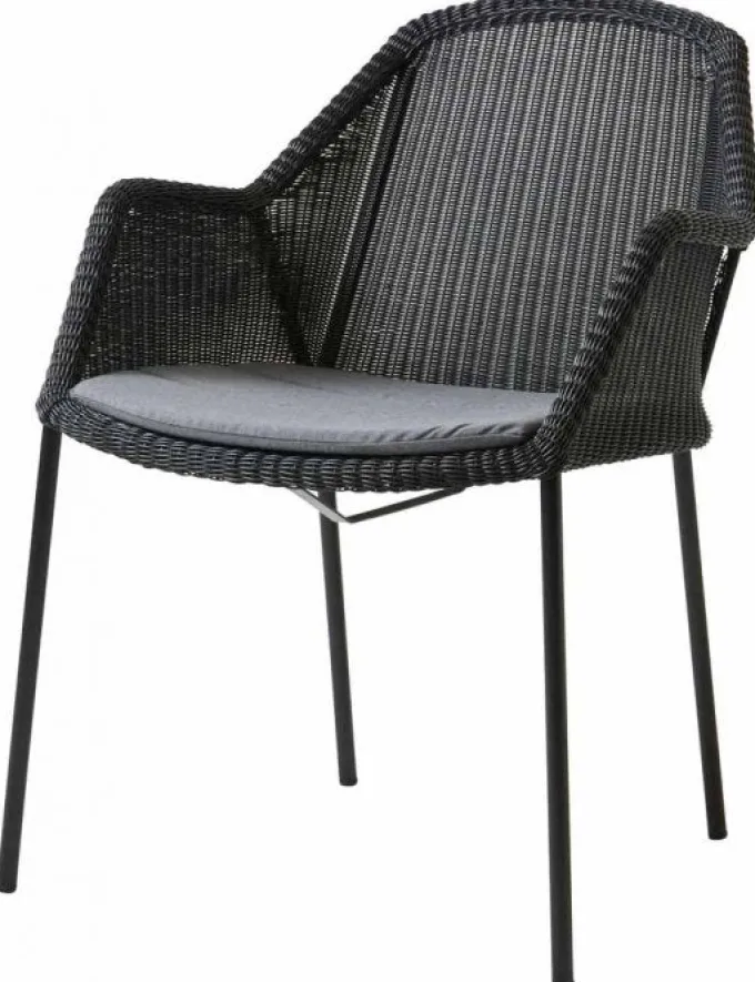 Breeze Stapelbar Karmstol Svart