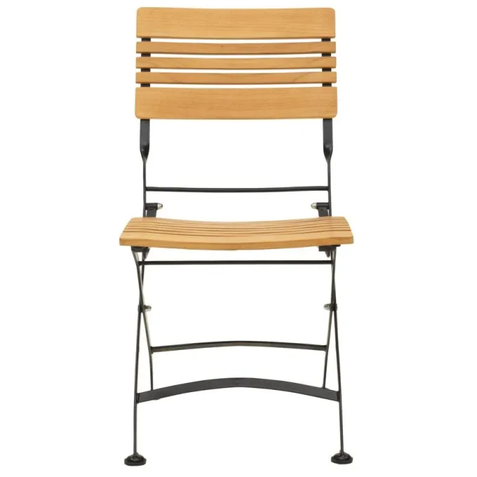 Brewer Matgrupp 160 cm Teak/Svart