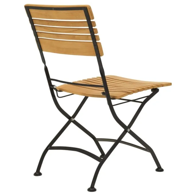 Brewer Matstol Svart/Teak