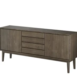 Broholm Solid Sideboard 183x81 cm Rökoljad Ek