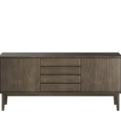 Broholm Solid Sideboard 183x81 cm Rökoljad Ek