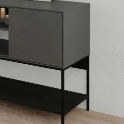 Cairo Konsolbord Antracit trä svart