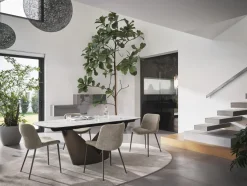 Calla Matbord 100x200-296 cm Bronze / Keramik