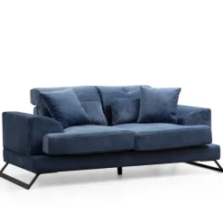 Canberra 2-sits soffa Marinblå