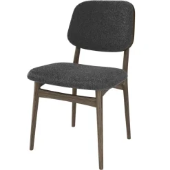 Carl Matstol Rökoljad Ek/Grått Tyg