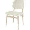 Carl Matstol Vitoljad Ek/Beige Tyg