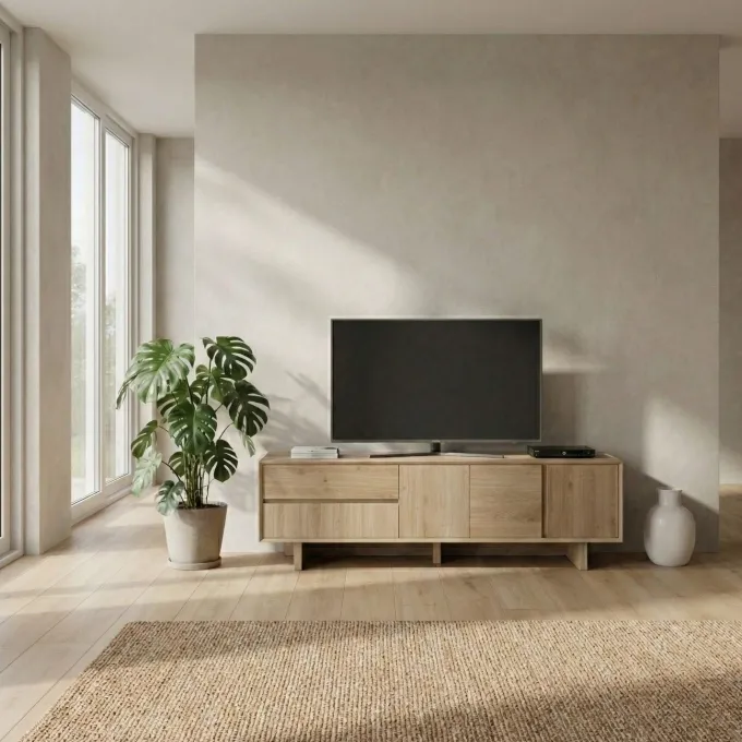Carpi TV-bänk Naturlig ek