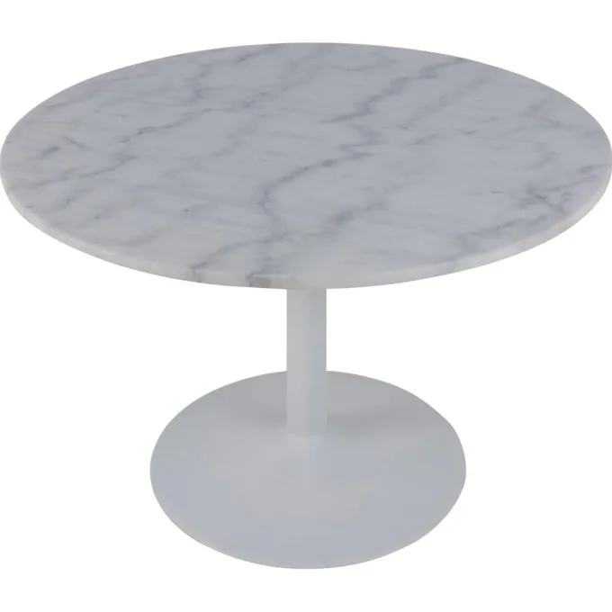 Carter Matbord Rund 110 cm Vit