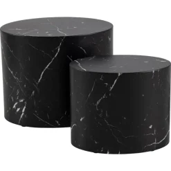 Cenon Satsbord 40x33x48 cm Marquina-marmor