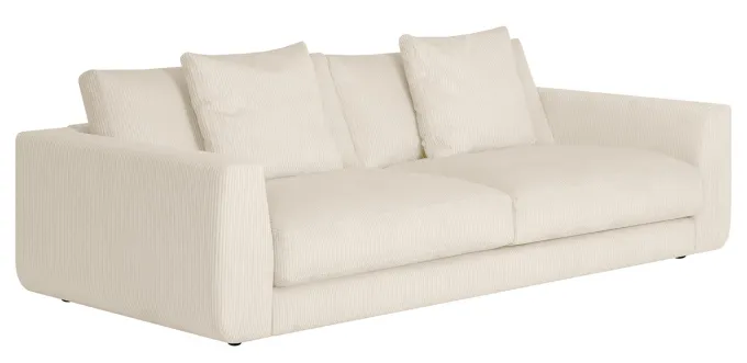 Chiara 3-sits XL Soffa Lincoln Creme