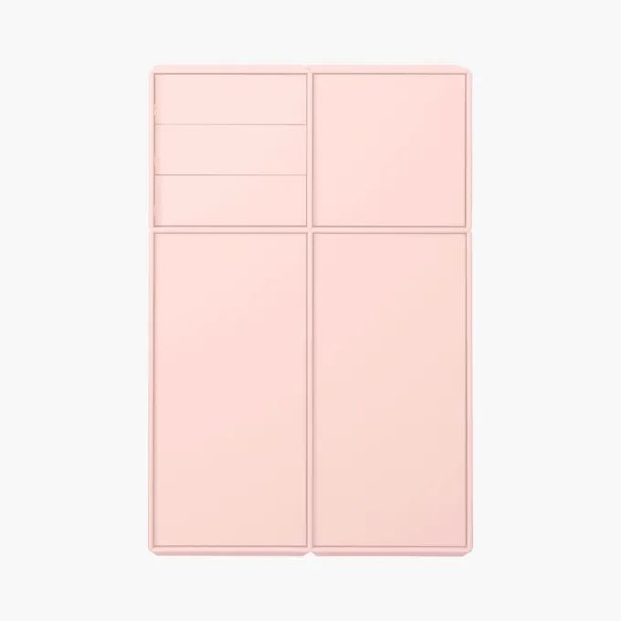 Chicago Quadrant-skåp Rosa