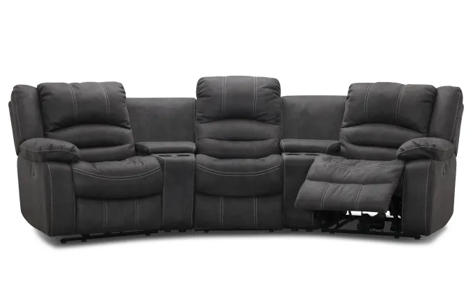 Cinema Biosoffa Komb D Grått Tyg