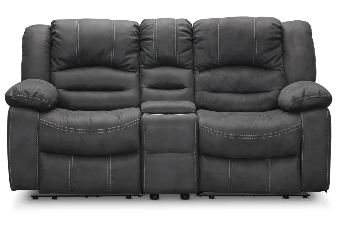 Cinema 2-sits Biosoffa Grått Tyg