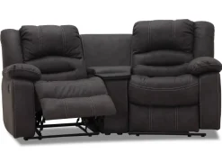 Cinema 2-sits Svängd Biosoffa Grått Tyg