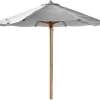 Classic Parasoll 2,4m Låg Teak/Light Grey