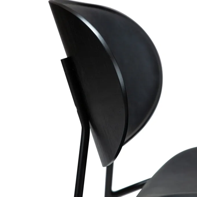 Clementina Stol Raven Black, Black Ash