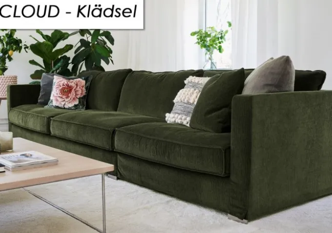 Cloud Klädsel Moss Dark Green - 2.5-sits Soffa