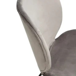 Cloud Stol Grey Velvet
