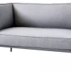 Conic 2-sits Soffa Höger Ljusgrå
