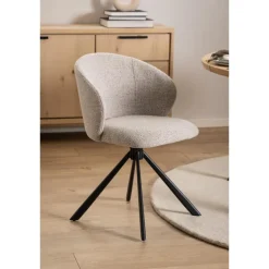 Coralie Matstol Monza tyg Beige