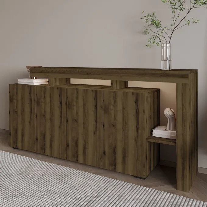 Cork Sideboard Antik valnöt