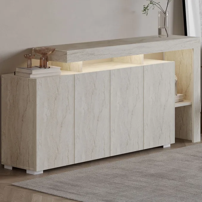 Cork Sideboard Travertin