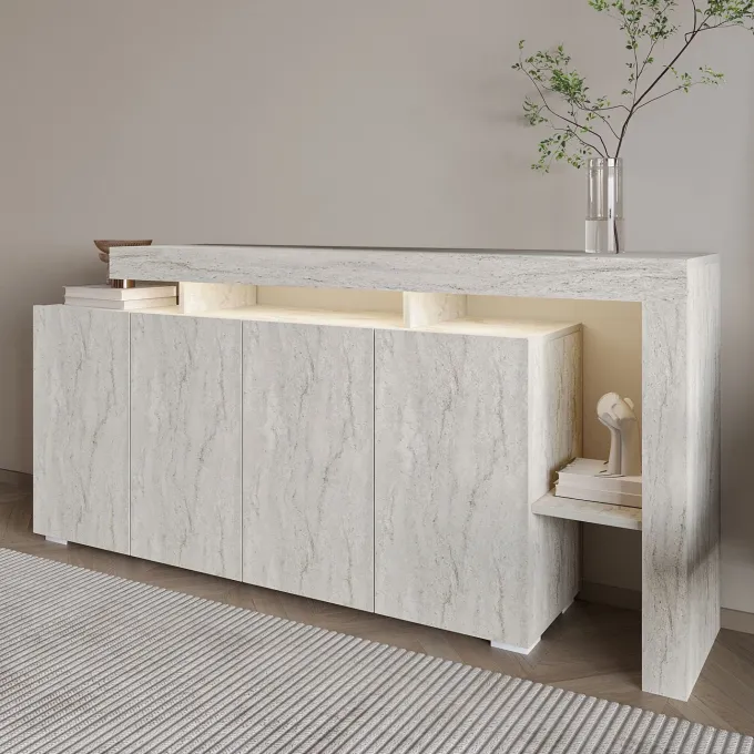 Cork Sideboard Travertin