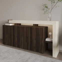 Cork Sideboard Travertin, valnöt