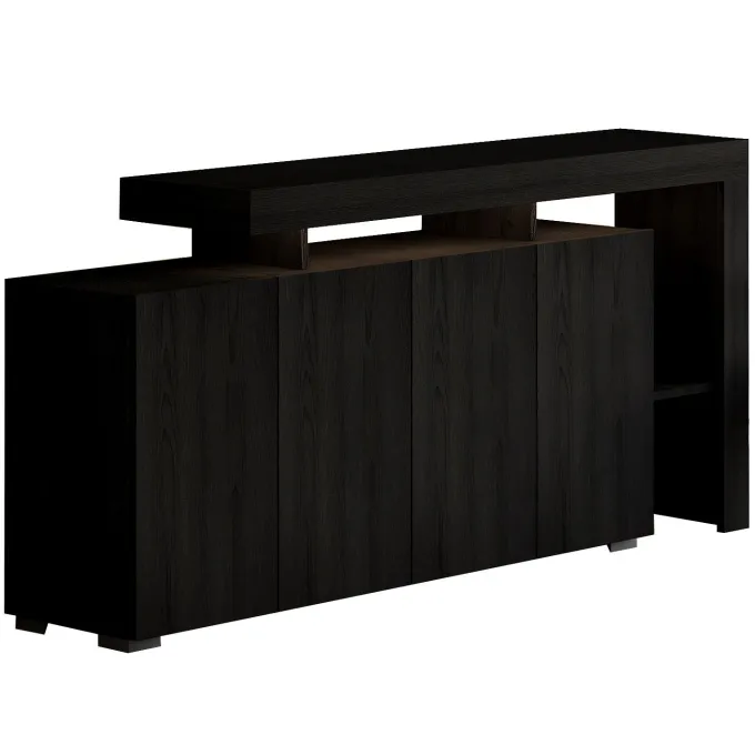 Cork Sideboard Wood Black