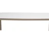 Cremona Matbord 218x98 cm Sand / Sinterad Sten