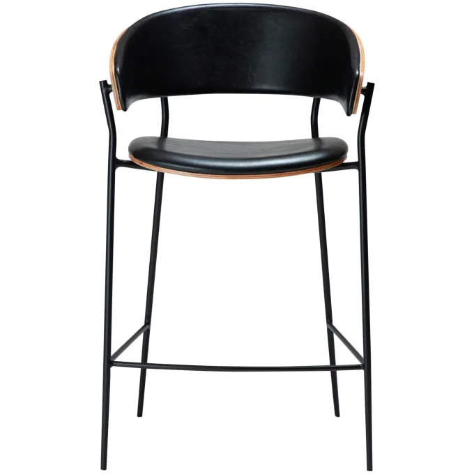 Crib Barstol Vintage Black, Walnut