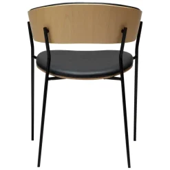 Crib Stol Raven Black, Bleached Oak
