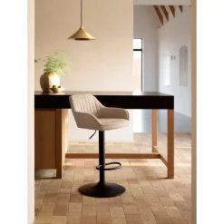 Cubo Barstol Randig Sand