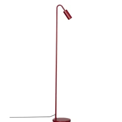 Curve Golvlampa Mörkröd