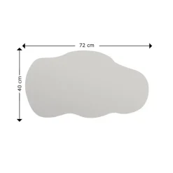 Cusco (40 x 72 x 2,2 cm) Svart Spegel