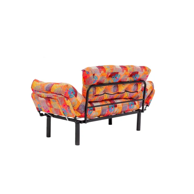 Dakar (155 x 80 x 70 cm) flerfärgad 2-sits bäddsoffa