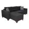 Dakar Mini (45 x 45 cm) Bäddsoffa, hörn Antracit