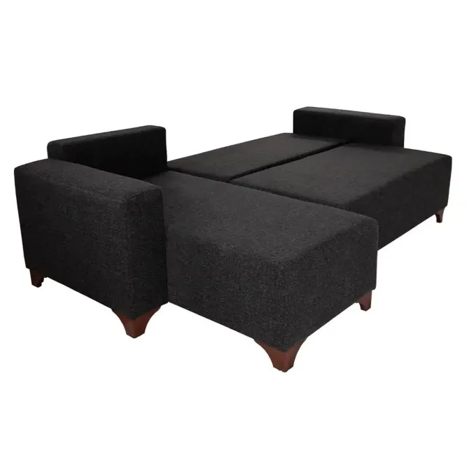 Dakar Mini (45 x 45 cm) Bäddsoffa, hörn Antracit