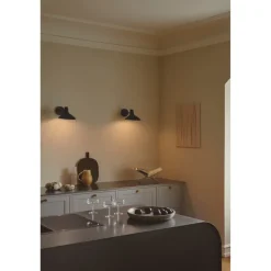 Darci Svart Vägglampa