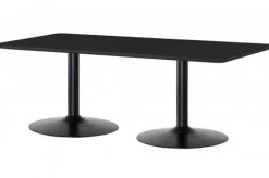 Davis Matbord Svartbetsad Ek/Svart 210cm